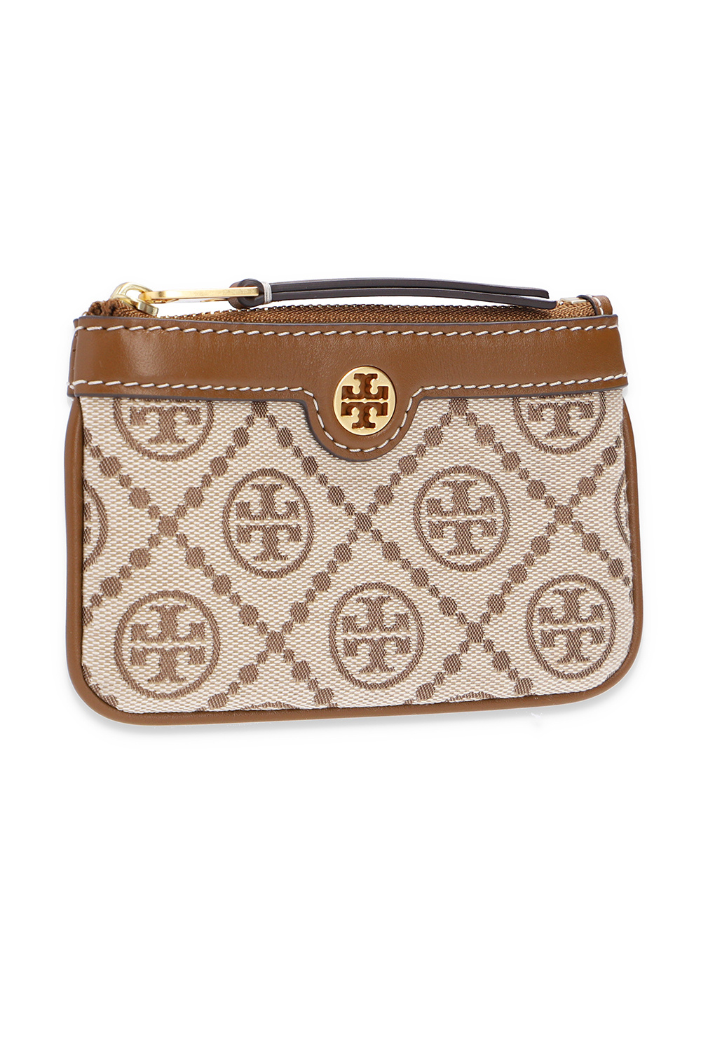 Beige Patterned key holder Tory Burch Vitkac Italy